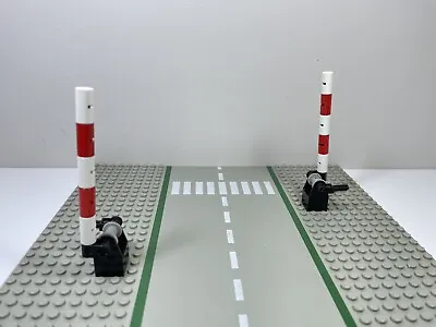 LEGO Train Level Crossing Gates Short (2PCS) Trains Town City • $12.95