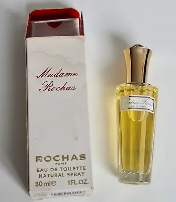 £59.99 • Buy MADAME ROCHAS 30ml Eau De Parfum FRAGRANCE Vintage 