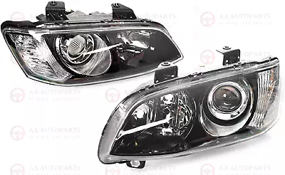 Projector Black Headlights Pair For Holden Commodore VE Series 2 SS SSV Calais • $385