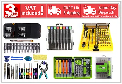 Screwdriver Tool Set Kit Repair Laptop Tablet PC Computer Mobile Phone Lot • £0.99