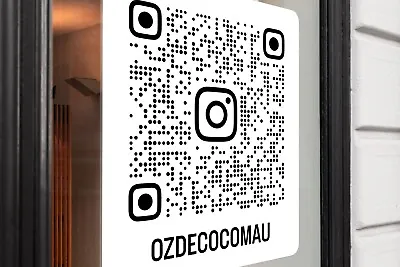 Instagram QR Code Decal Sticker Car Window Shop Table • $19.99