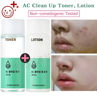 Acne & Blemish Skin Care Clean Up Basic Set Toner + Lotion / Korean Cosmetics • $12.84