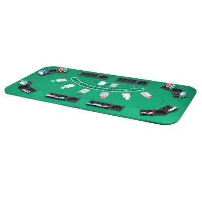 Hathaway 3-in-1 Portable Casino Tabletop Up To 8 Players W/ 100-Piece Chip Set • $127.85