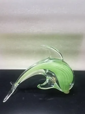 Venetian Murano Glass Dolphin In Excellent Shape No Chips No Cracks • $119.95