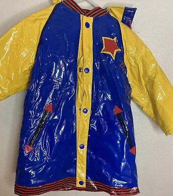 Vintage Wippette Kids Vinyl Raincoat Lined • $16.98