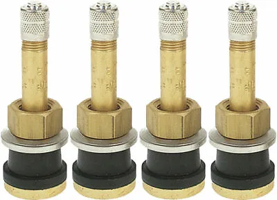 TR500 2  Brass Clamp-in Tubeless Tire Truck Valve Stem Pack Of 4 • $8.83