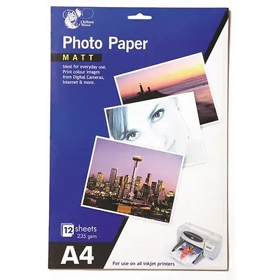 Photo Paper - Matt Gloss A4 6x4 7x5 Magnetic Self Adhesive Laminating UK • £2.45