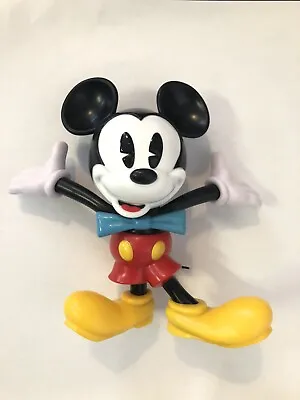   Disney Parks Mickey Mouse Blue Bow Tie Figure Hard Plastic 10.5  • $19.95