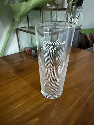 CANADIAN CLUB WHISKEY HIGHBALL GLASS - Good Condition • $19.95