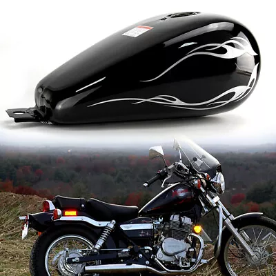 Motorcycle Black Fuel Gas Tank For Honda Rebel 250 CMX250 1985-2016 3.4 Gallons • $110.95