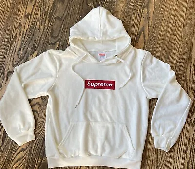 Supreme Box Logo Hoodie Sweatshirt White Men’s Unisex Small Excellent Clean • $120