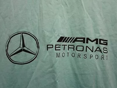 Puma Mercedes F1 Amg Petronas Motorsport Teal T Shirt Size Large • $19.95