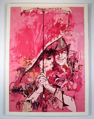 MY FAIR LADY Key Art BOB PEAK Limited Edition Lithograph 1987 Audrey Hepburn • $74.99