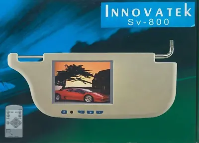 Innovatek SV-800 Visor Mirror Screen Monitor DVD/VCD/GSP/TV TFT-LCD Right • $53.04