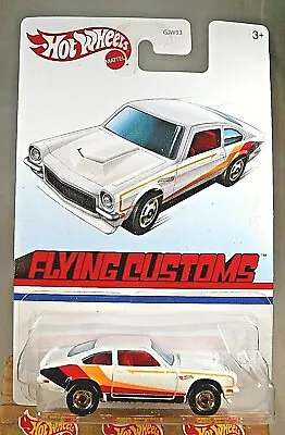 2020 Hot Wheels Target Retro Flying Customs CUSTOM V-8 VEGA White W/Gold HO Sp • $8.45