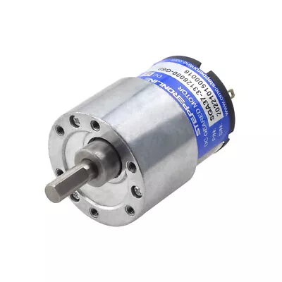 STEPPERONLINE DC Geared Motor 12V Brushed 73RPM W/ 60:1 Circle Spur Gearbox • $15.03