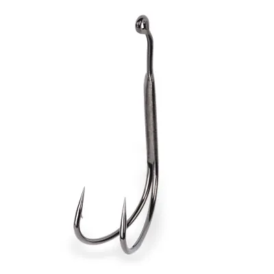 Mustad Plastic Frog 1X Double Hook W/ Spring Baitkeeper 2 Pack Fishing Hook • $13.18