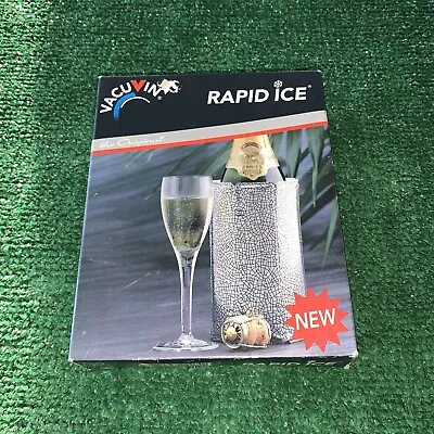 $19.20 • Buy Vac-U Vin Rapid Ice The Original Reusable Wine Cooler Chiller Wrap