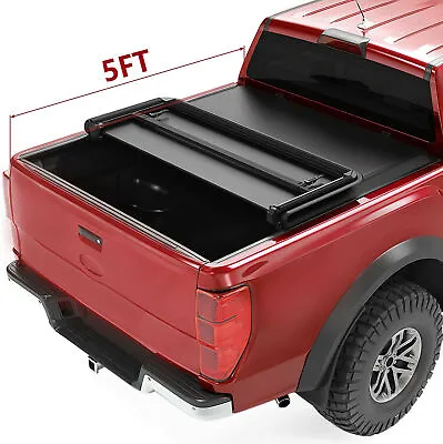 5ft Tonneau Cover For 2005-2015 Toyota Tacoma Soft Tri-Fold Truck Bed Cover • $126.99