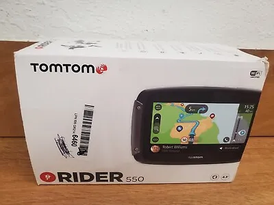 TomTom RIDER 550 4.3 Inch GPS Navigation Device - Black • $299.99