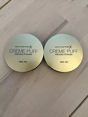 £12 • Buy Max Factor Creme Puff Face Powder - 21g - 41 Medium Beige NEW X 2