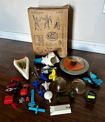 Vintage Zylmex Zee Toys Metal Man NASA Space Set W/ Box • $21.74