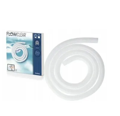 Bestway Flowclear Replacement Hose 32 Mm 1.25” 3m 9.8ft Used FREE DELIVERY • £9.99