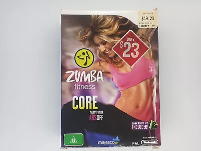 Zumba Fitness Core (Nintendo Wii 2012) AUS PAL Boxed Complete + Fitness Belt • $42.99