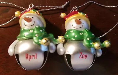 Ganz   PERSONALIZED   Jinglebell Snow Buddies Names Starting With A - Z • $4.50