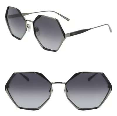 MCM 500S 069 60mm Geometric Titanium Sunglasses Dark Ruthenium / Grey Gradient • $69.99