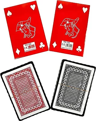 £8.99 • Buy 12 Pack Playing Cards 100% Plastic Deck Professional Poker Game Cards