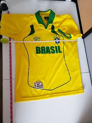 Brasil CBF Soccer Football Green Yellow Jersey Shirt SEE PHOTOS  • $33.99