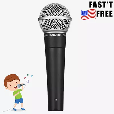 For Shure SM58 Dynamic Vocal Microphone Wired Mic With Cable • $32.44