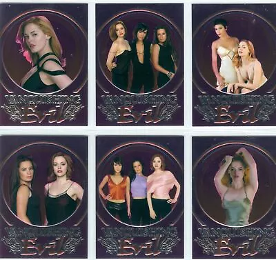 Charmed Connections Complete Vanquishing Evil Chase Card Set VE1-6 • £6.49