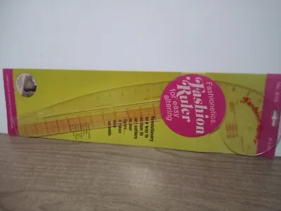 Vintage 1970 Fashionetics Fashion Ruler 4 Rulers In 1 Instructions Included NOS • $9.99