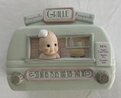 Vintage Kewpie Doll Kewpieville Radio Shaped Diner Music Box WORKS - Enesco • $24.99