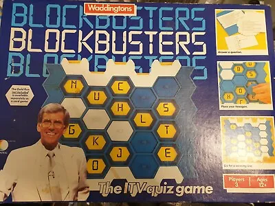 582. 1982 Vintage Blockbusters By Waddingtons Games In Good Condition • £11.99