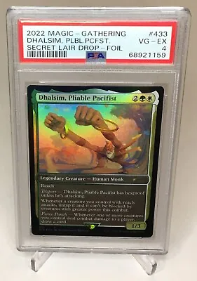 2022 Magic The Gathering MTG Dhalsim Secret Lair Foil PSA 4 #433 • $13.49