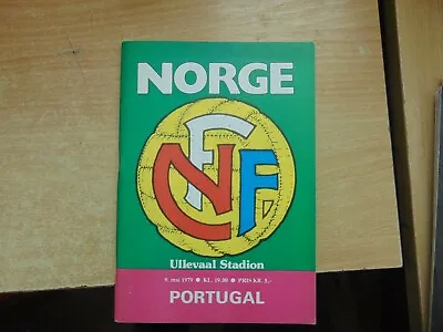 UEFA Euro 1980 Qual 78/9 Norway V Portugal • $2.47