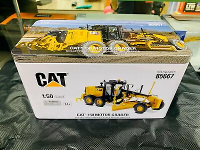 Diecast Masters 1/50 Scale Cat 150 Motor Grader Diecast Model 85667 Toy Gift NIB • $115.88