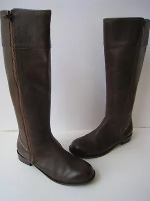 $55.99 • Buy Schuler & Sons Philadelphia Brown Leather Studded Boots Women Size Us 6.5m  Hot
