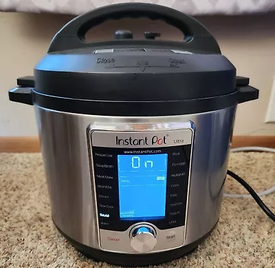 Instant Pot Ultra 60 Pressure Slow Cooker 6 Qt. 10 In 1 W/ Cord & Lid - Tested • $54.95