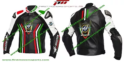 Motorbik Mv Agusta Racing Leather Jacket Man And Women All Size Available • $299.99