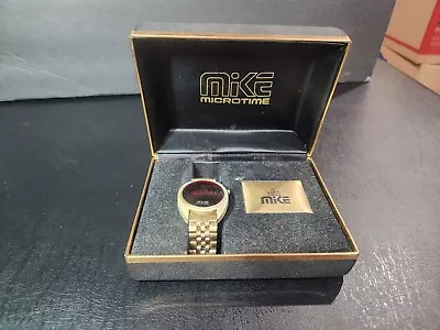 Vintage MiKE LED Watch 1970's With Case • $5