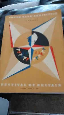 Vintage 1951 Festival Of Britain South Bank Exhibition London UK Guide Book • £9.99