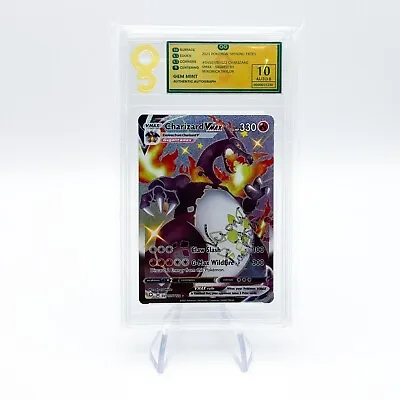 Onlygraded 10 Pokemon Charizard VMAX Signed By  Veronica Taylor Psa Bags • $631.48