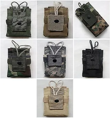 New Tactical Molle Short Radio Pouch 6 Colors--Airsoft Game • $11.24
