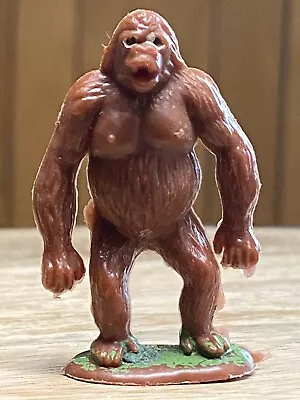 Vintage Plastic Toy Soldier Bigfoot Yeti Sasquatch King Kong Gorilla 2” Figure • $12.95