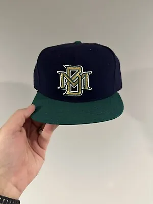 Vintage MILWAUKEE BREWERS NEW ERA 59/50 DIAMOND COLLECTION HAT CAP FITTED 7 3/8 • $29.99