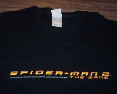 Vintage SPIDER-MAN 2 Video Game Marvel Comics Promo T-Shirt MENS XL Y2K • $55